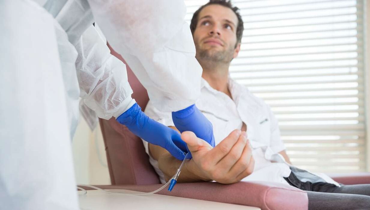 injeções intravenosas para prostatite