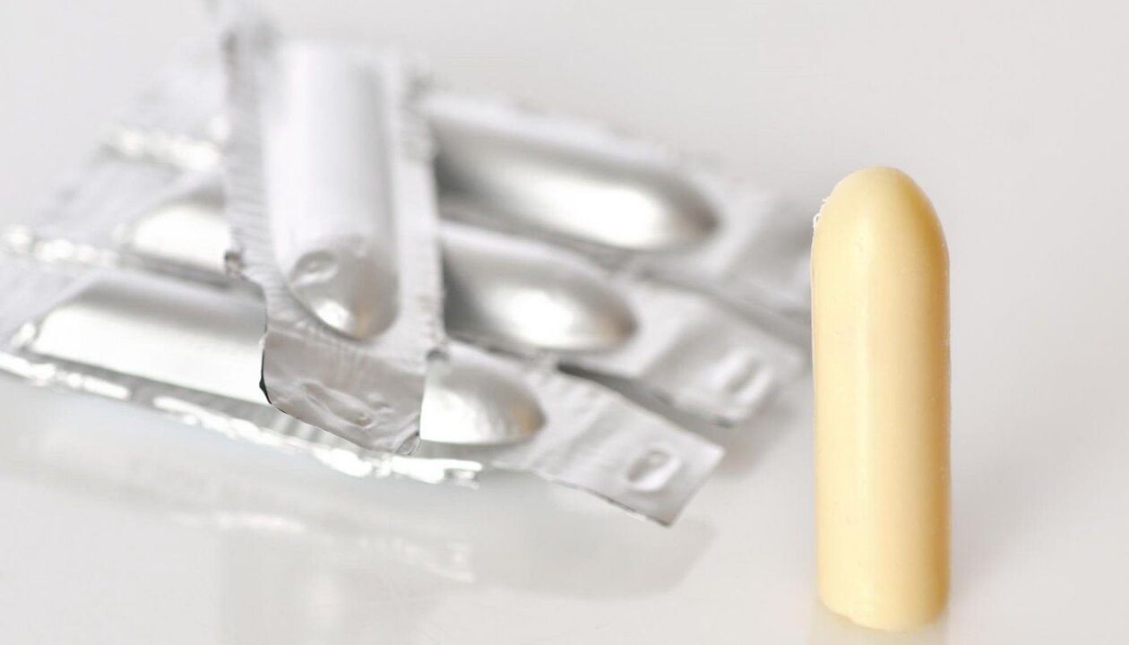 supositório retal para prostatite