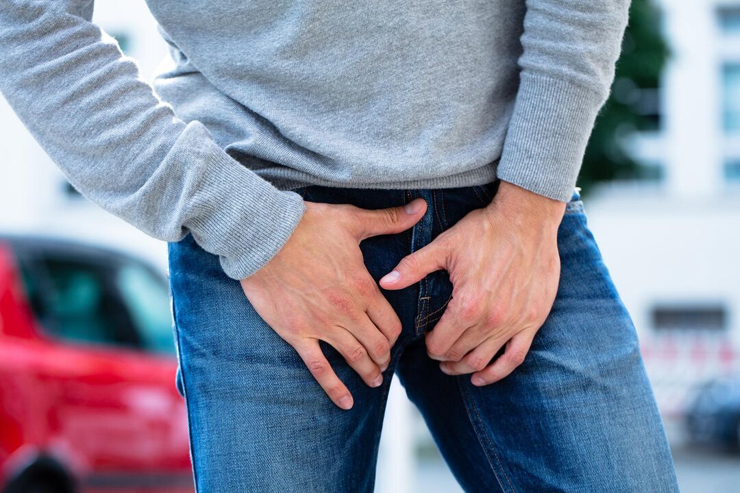 dor na virilha em um homem com prostatite culculosa